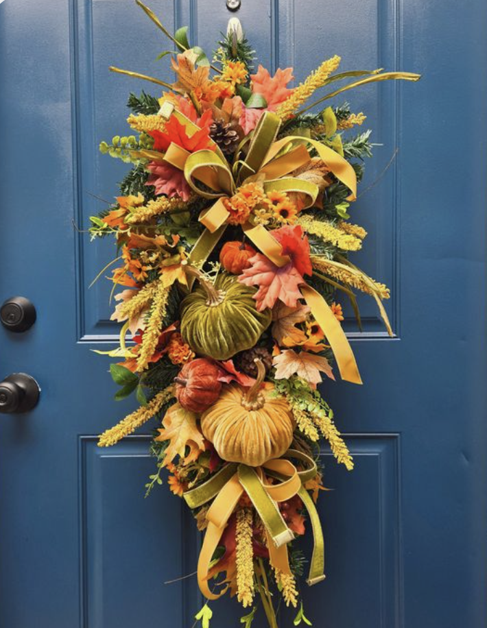 UNIQUE FALL WREATH FOR COZY HOME