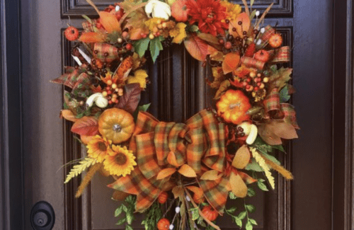 autumn Wreath for frond door