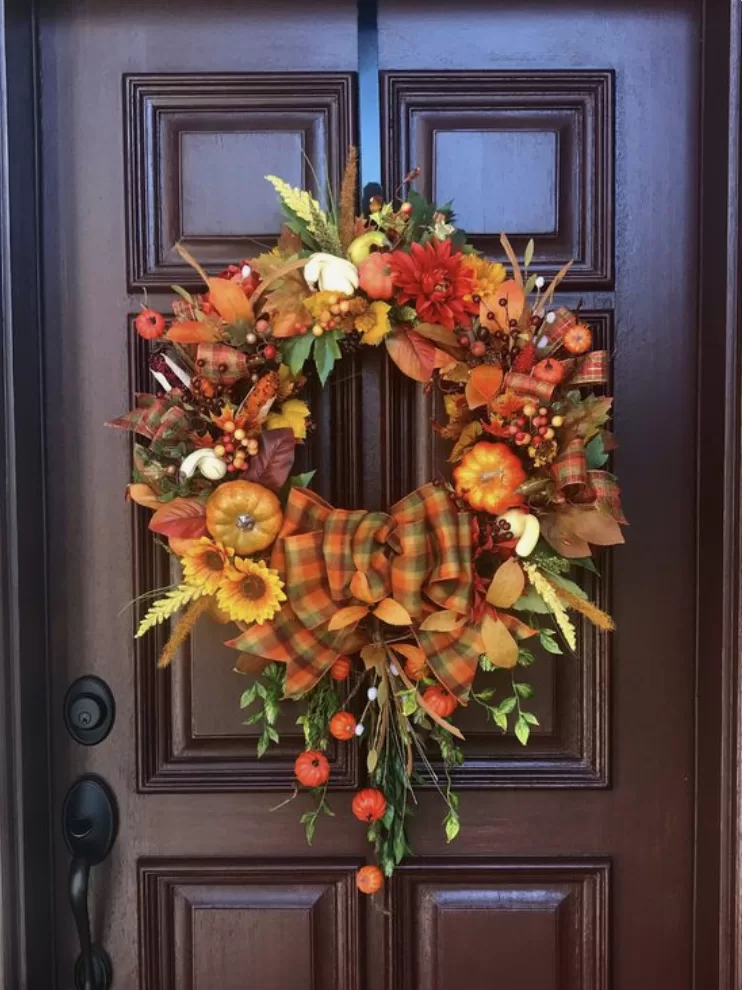 autumn Wreath for frond door