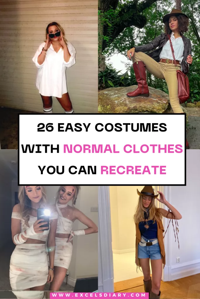 Halloween Costumes With Normal Clothes 