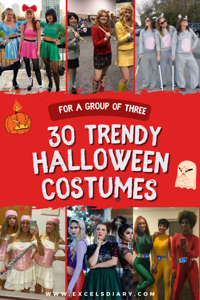 trio halloween costumes ideas