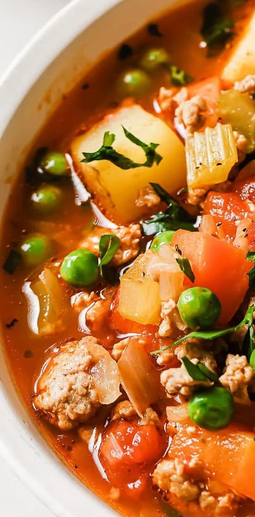 ground turkey vegetable soup