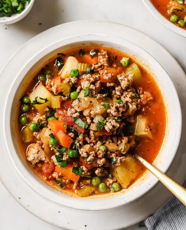 ground turkey vegetable soup