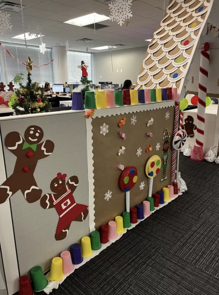 Gingerbread man Office decorating