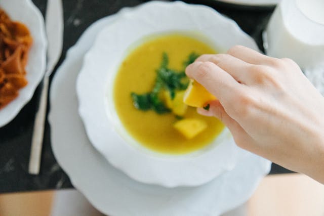 yellow lentil soup