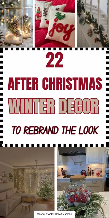 how to decorate after christmas