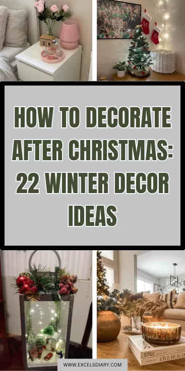 winter decor after christmas
