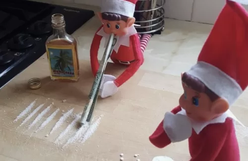 elf on the shelf ideas last night