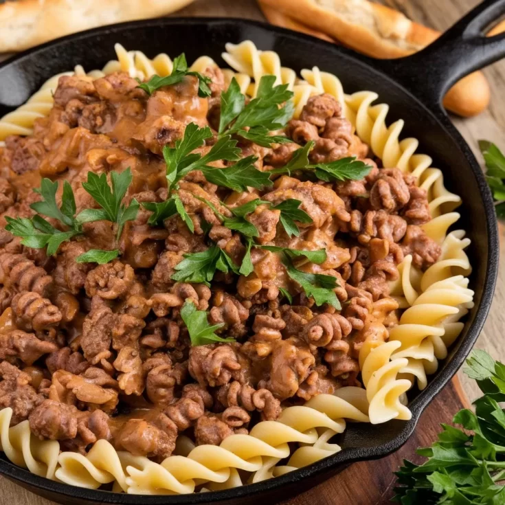 ground-beef-pasta-skillet