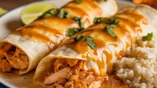 honey lime chicken enchiladas