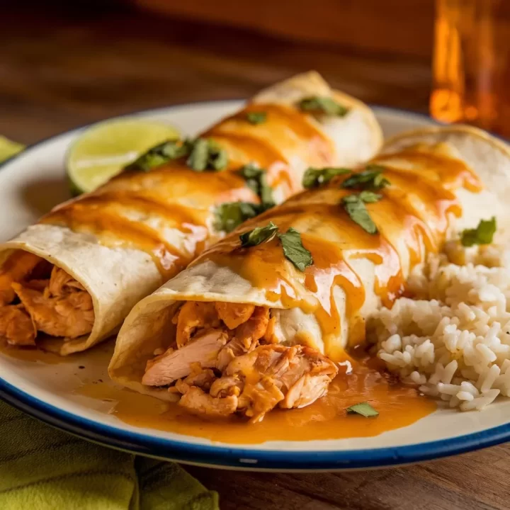 honey lime chicken enchiladas